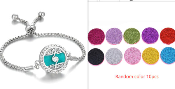Hollow Stainless Steel Adjustable Aromatherapy Bracelet Jewelry - Image 10