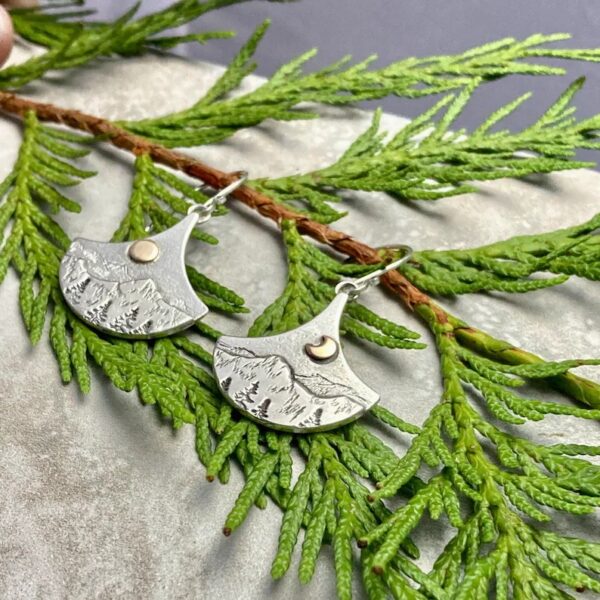 Sun And Moon Electroplated Earrings For Women - Image 2
