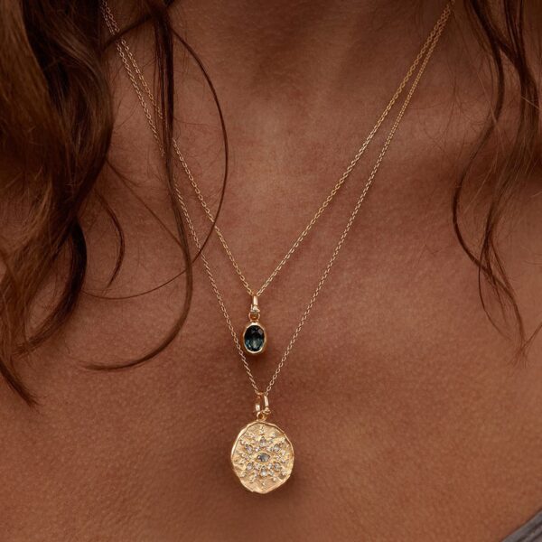 Stainless Steel Twelve Birthday Stone Necklace 12 Birthday Stone Love Pendant Moon Stone Women's Gift Jewelry - Image 8