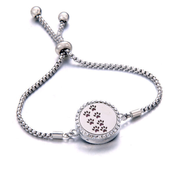 Titanium Steel Aromatherapy Essential Oil Bracelet - Image 9