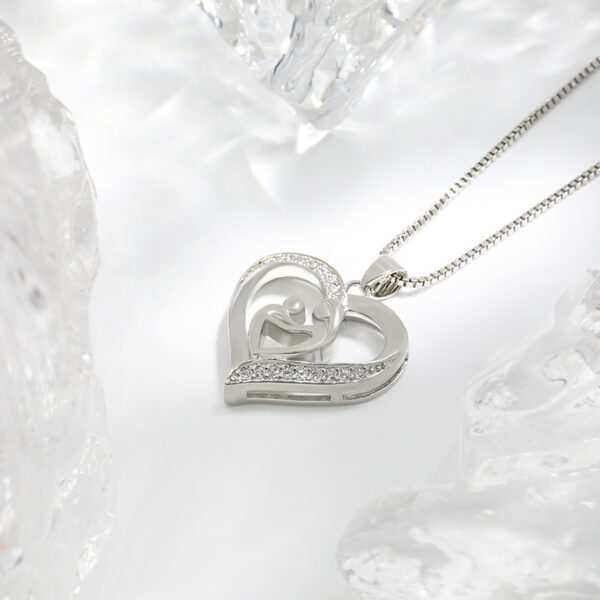 Mother And Daughter Concentric Necklace - Image 2