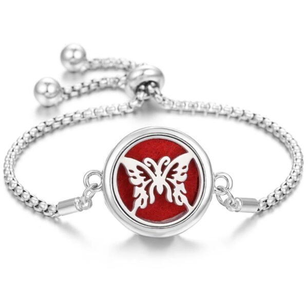 Lucky Tree Aromatherapy Oil Stainless Steel Alloy Bracelet - Image 3