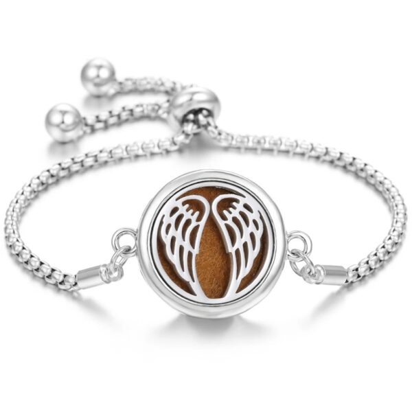 Lucky Tree Aromatherapy Oil Stainless Steel Alloy Bracelet - Image 5