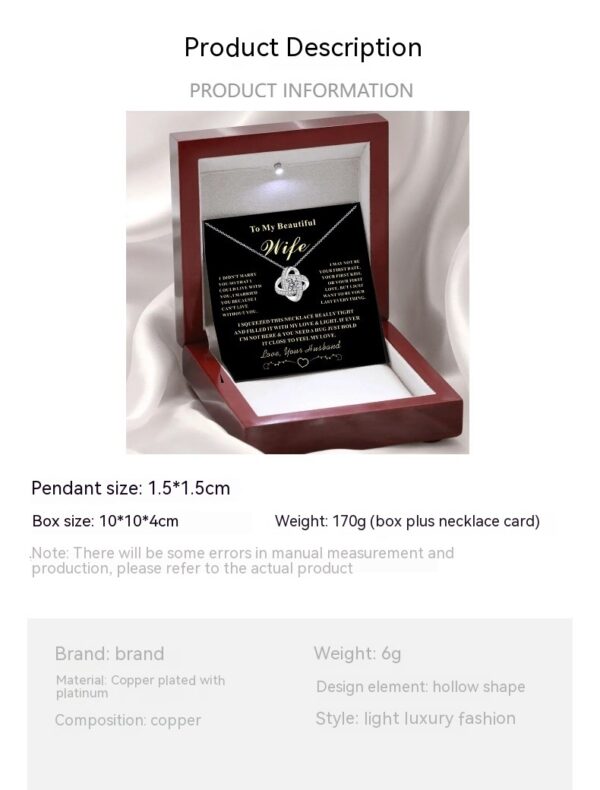 Full Diamond Silver Pendant Necklace Eternal Star Gift For Wife Holiday Gift - Image 7
