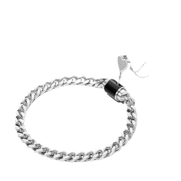 One Lock Love Little Lock Bracelet For Couple Necklace - Image 4