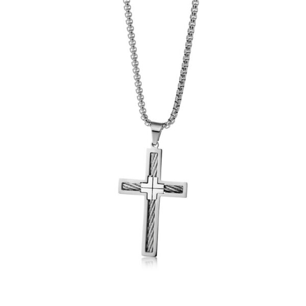 European And American Titanium Steel Long Necklace - Image 6