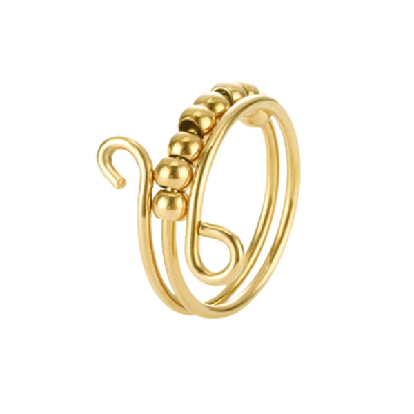 Multi-layer Rotating Bead Decompression Ring - Image 4