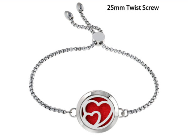 Lucky Tree Aromatherapy Oil Stainless Steel Alloy Bracelet - Image 4