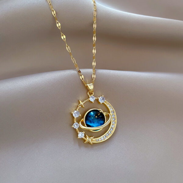 Copper Micro Inlaid Zircon XINGX Pendant Necklace - Image 7
