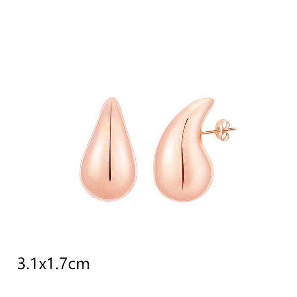 Women's Fashion Stainless Steel Hollow Drop Earrings - Image 5