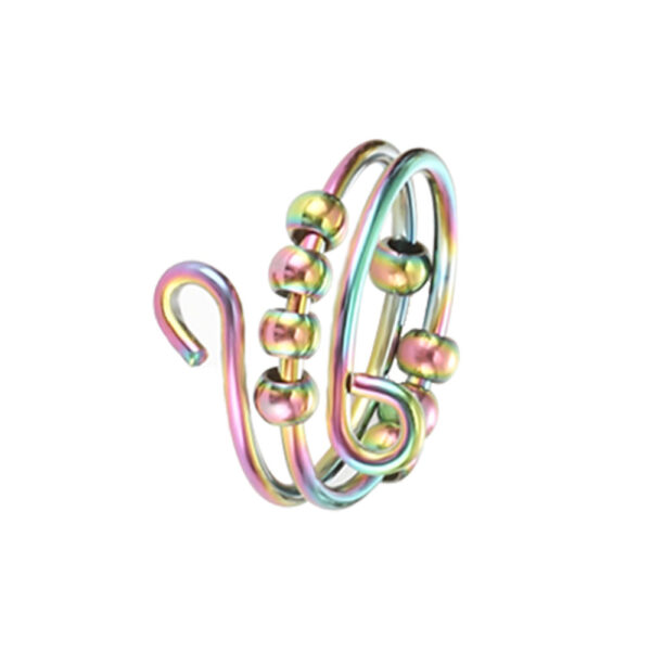 Multi-layer Rotating Bead Decompression Ring - Image 9