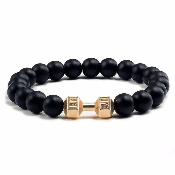 Natural Volcanic Stone Beads Bracelets Black Lava Men Women Bracelet Aromatherapy Essential Oil Diffuser Bangle - Image 7