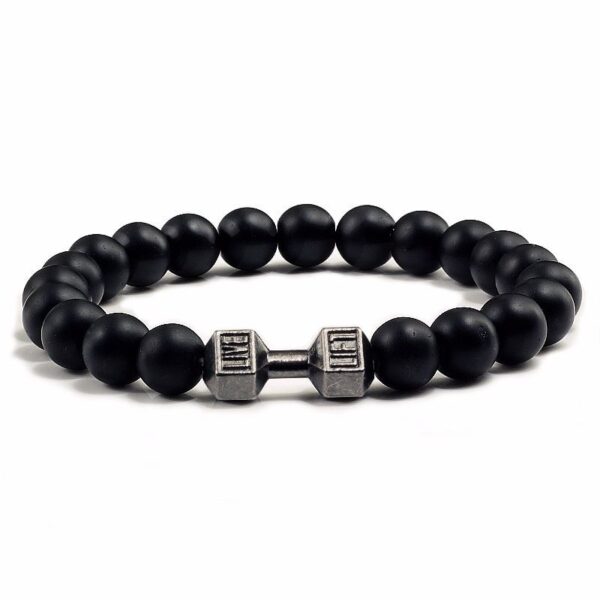 Natural Volcanic Stone Beads Bracelets Black Lava Men Women Bracelet Aromatherapy Essential Oil Diffuser Bangle - Image 4