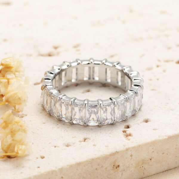 Fashion Diamond-studded Ring Jewelry Light Luxury Minority Colorful Crystals Rings - Image 2