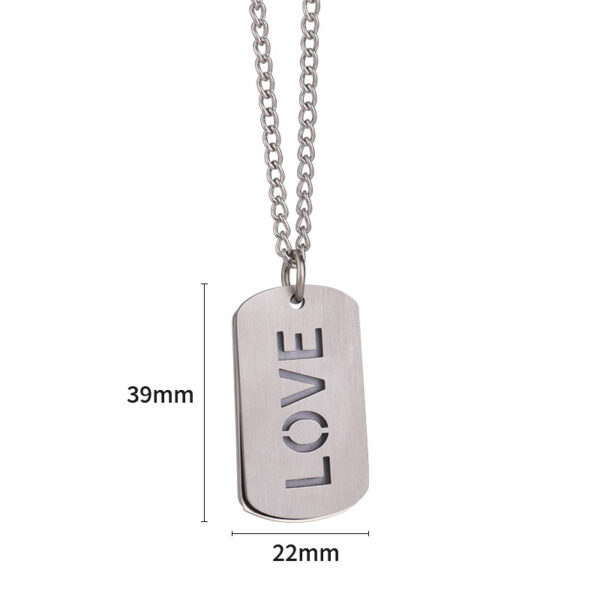 Angel Wings Blank Thermal Transfer Supplies Necklace - Image 7