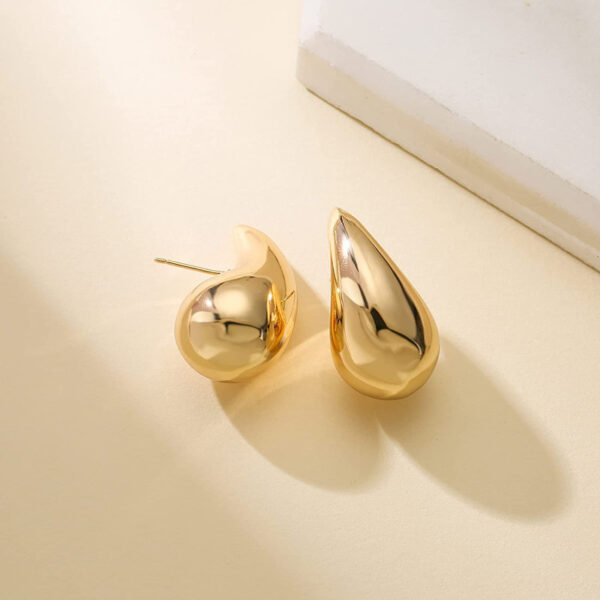 Women's Fashion Stainless Steel Hollow Drop Earrings - Image 7
