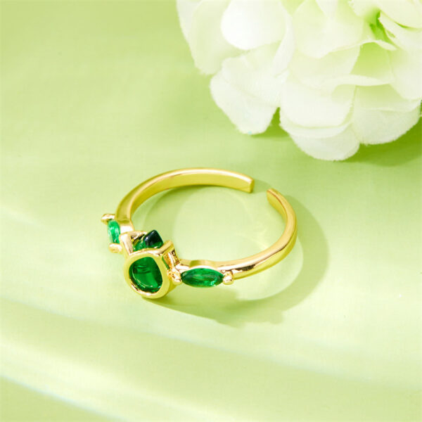 European And American Ornament Tulip Flower Ring Fashion Sweet Flower - Image 8