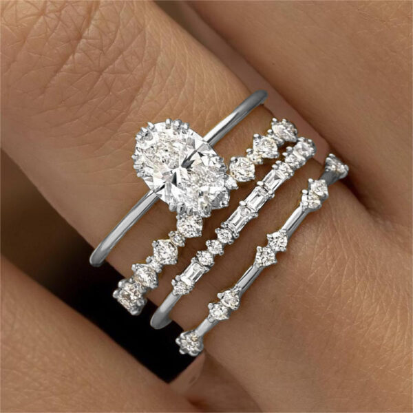 Gold Ring Fashion Ladies Three-piece Set - Image 6