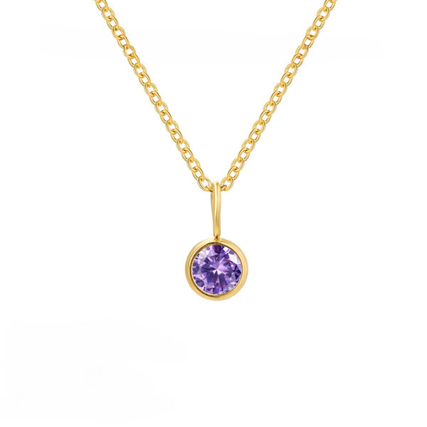 Fashion Personality Element Birthstone Necklace - Image 9