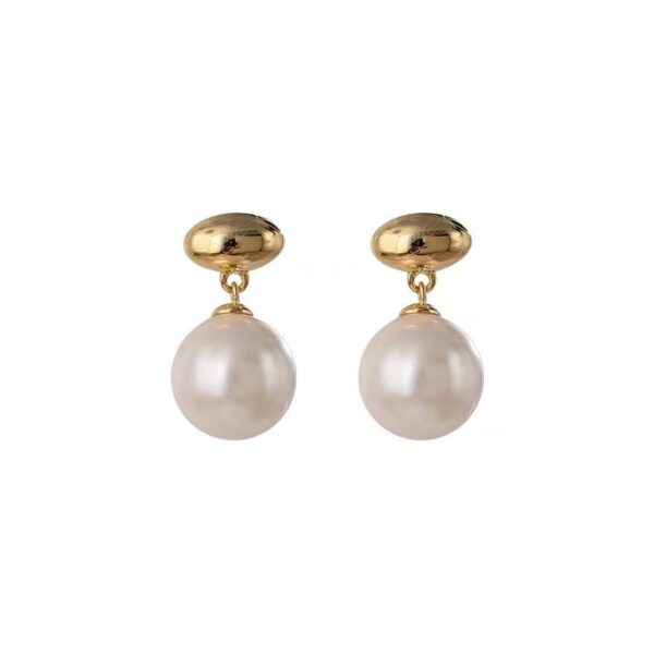 Vintage Pearl Stud Earrings Women's Simple All-match - Image 5