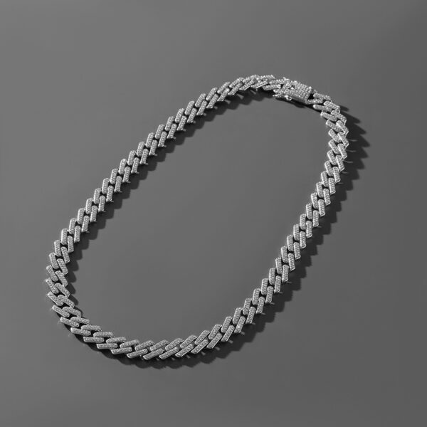 Hip Hop Trend Full Diamond Cuban Link Chain Men's Bracelet - Image 10
