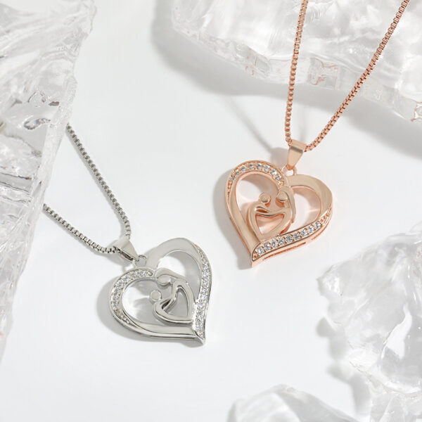 Mother And Daughter Concentric Necklace - Image 4