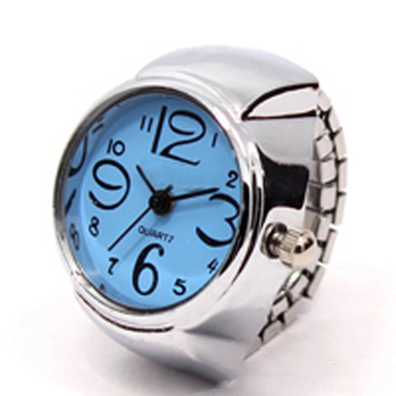Personalized Men And Women Ring Watch Hot Sale Couple Ring Watch Korean Fashion Wholesale Alloy Silver Case Manufacturer Direct Wholesale - Image 9
