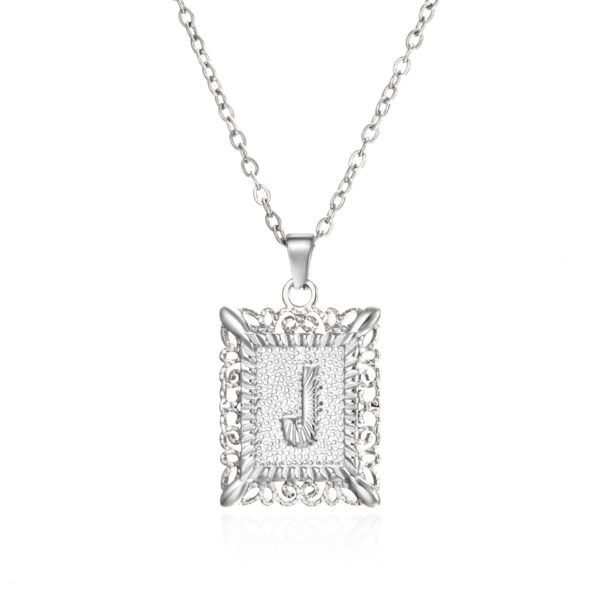 Stainless Steel Initial Letter Necklace For Women Men Gold Color 26 Alphabet Clavicle Chain Choker Birthday Party Jewelry Gifts - Image 9