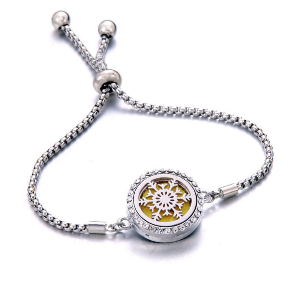 Titanium Steel Aromatherapy Essential Oil Bracelet - Image 7