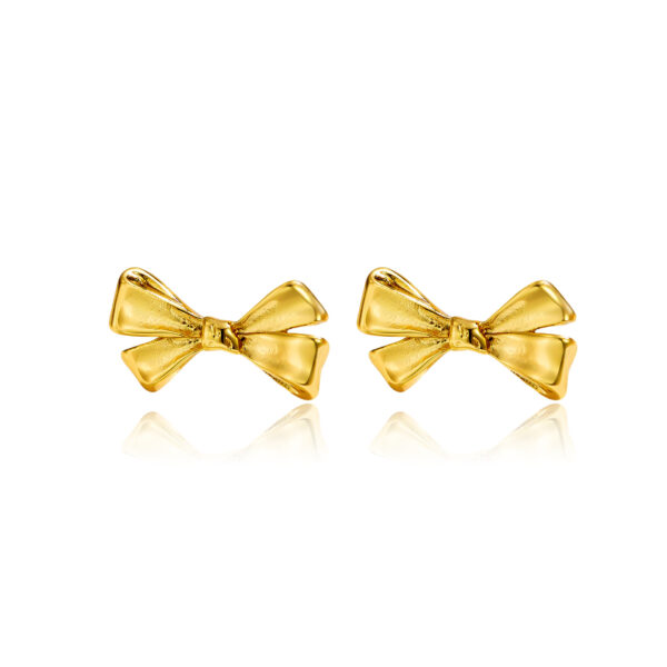 Sweet Trend Bow Stud Earrings Stylish And Simple - Image 5