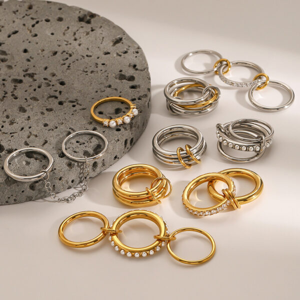 Bridget Chain Stacked Ring