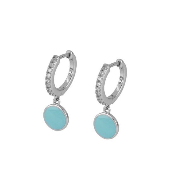 Creative Color Painted Ring Ear Clip Retro - Image 5