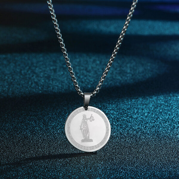 Pendant Personality Simple Stainless Steel Necklace - Image 3