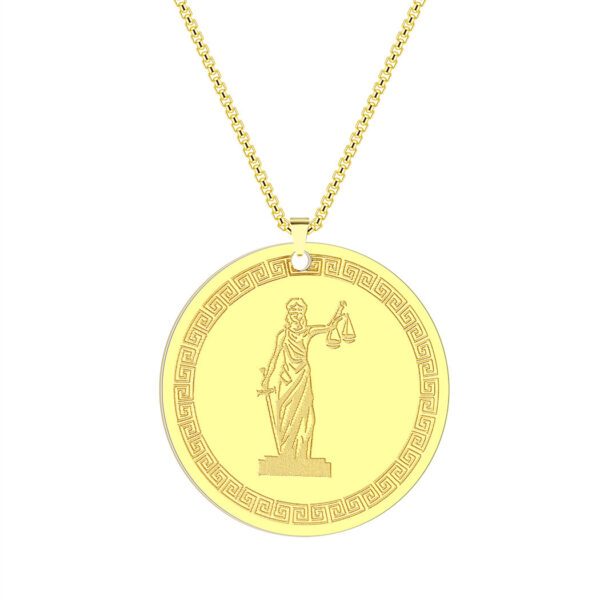 Pendant Personality Simple Stainless Steel Necklace - Image 4