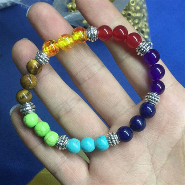 Volcanic Stone Beads Agate Bracelet - Image 2