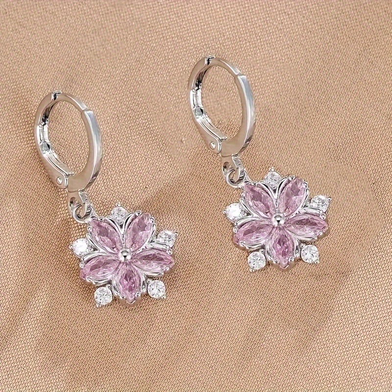 Women's Fashionable All-match Flower Earrings - Image 3