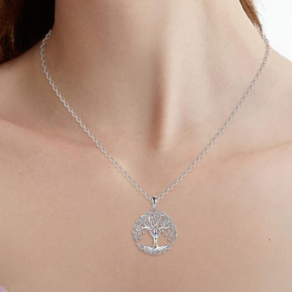 Women's Casual All-match Necklace Crystal Pendant Necklace - Image 5