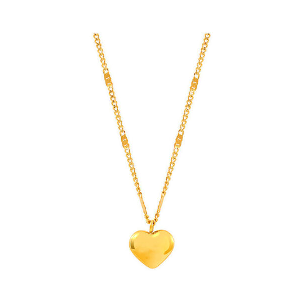 Clavicle Chain Geometric Heart-shaped Accessories Light Luxury Temperament Simple - Image 4