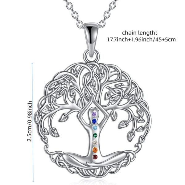 Women's Casual All-match Necklace Crystal Pendant Necklace - Image 2