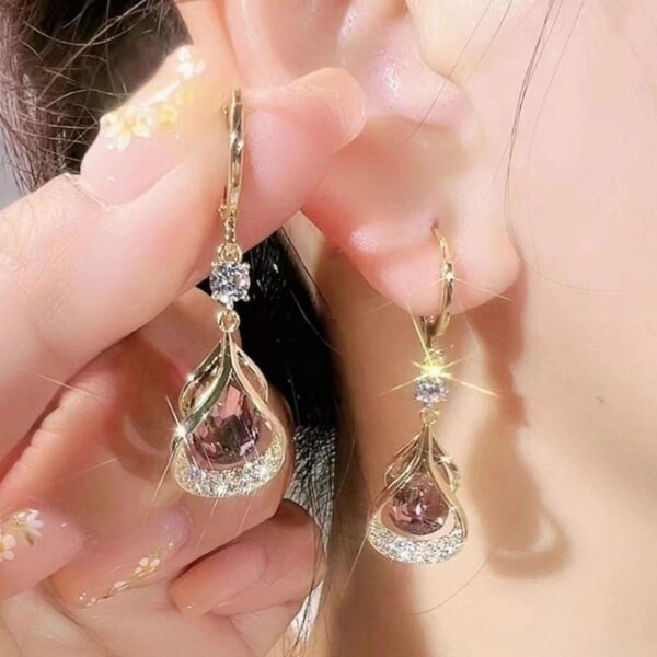 Summer Opal Geometric Earrings New Light Diamond - Image 5