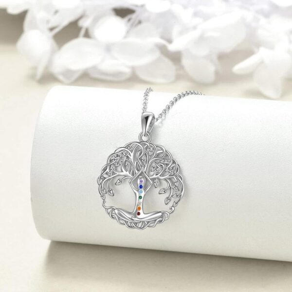 Women's Casual All-match Necklace Crystal Pendant Necklace - Image 4