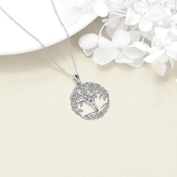 Women's Casual All-match Necklace Crystal Pendant Necklace - Image 3
