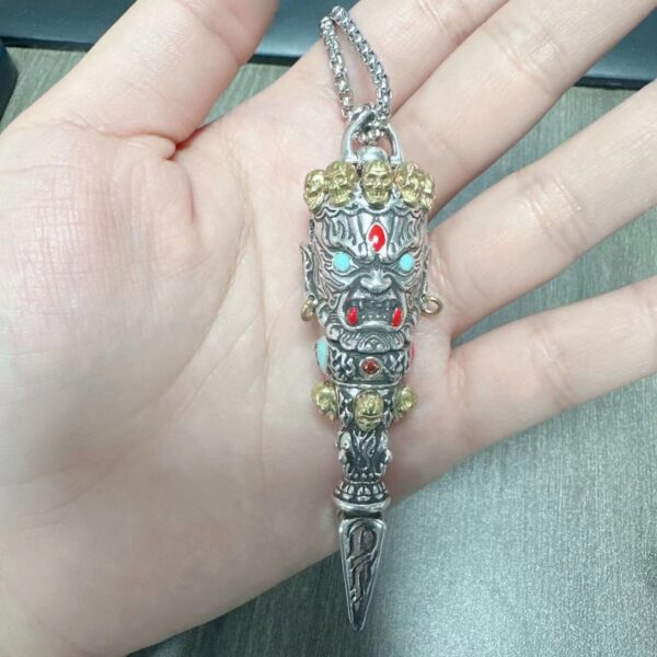 Domineering Personalized Ethnic Style Distressed Pendant Pendant - Image 4