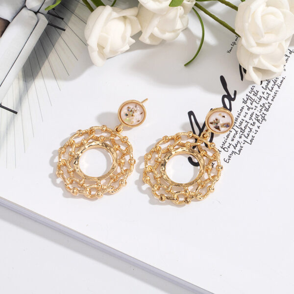 Trending Creative European And American Earrings Geometry - Image 2