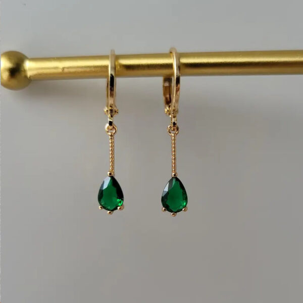 European American And French Style Luxury Ear Ring Long Water Drop - Image 6
