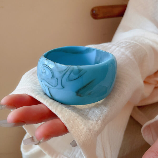 Irregular Blooming Wide Face Bracelet - Image 8