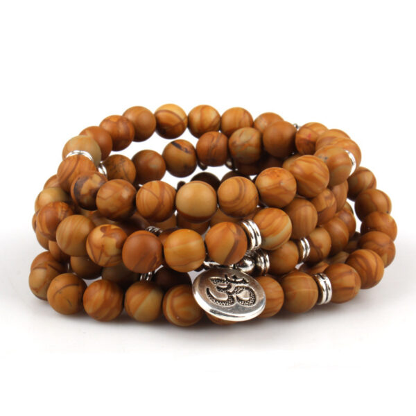 New Natural Pallisandro Classico Bracelet 108 Lotus Pendant Bracelets - Image 6