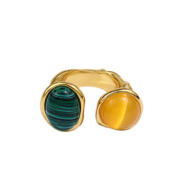 Simple Color Index Finger Ring Retro Ornament - Image 6