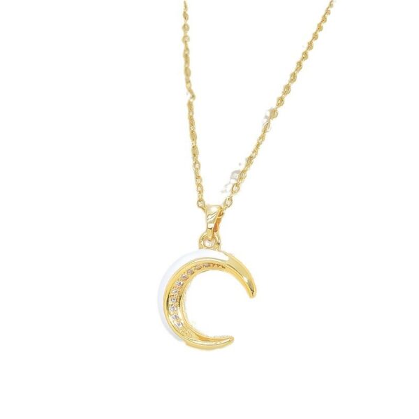 New Light Luxury And Simplicity Fashion All-match Moon Necklace For Women - Image 5