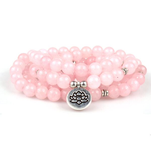 New Natural Pallisandro Classico Bracelet 108 Lotus Pendant Bracelets - Image 7